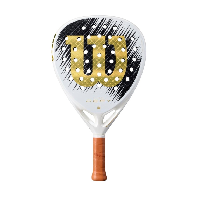 Wilson Padelschläger Defy V1 SE 365g/Diamant 2026 weiss/gold